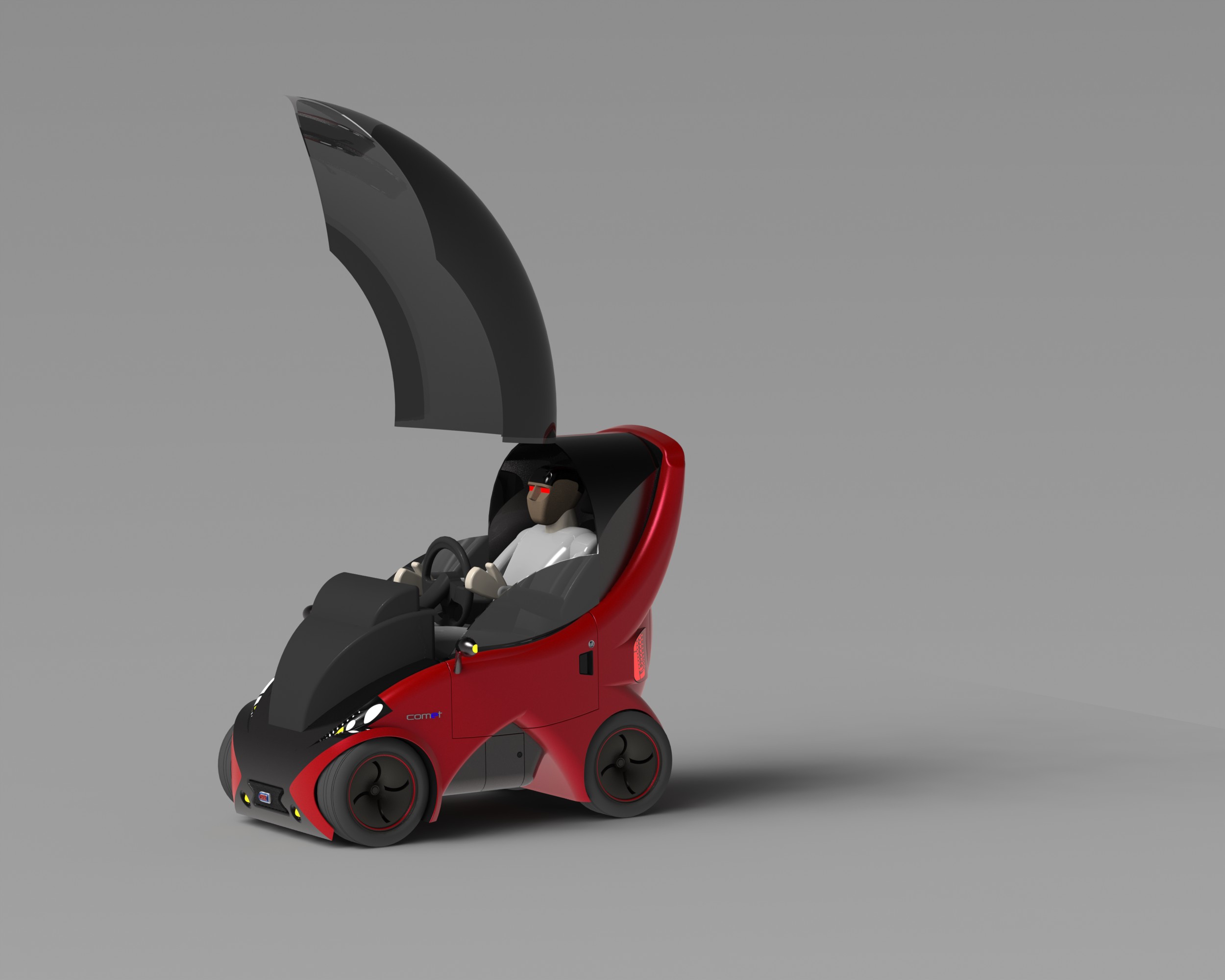 单人概念环保小汽车图纸